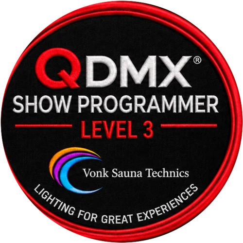 Red Level 3 Show Programmer badge
